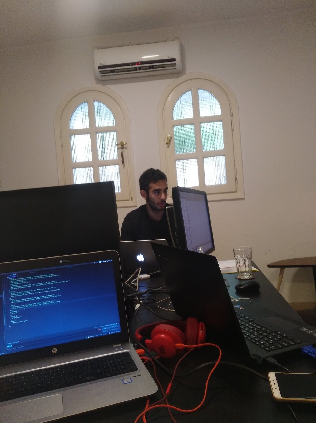Engineering team working on live-collection-app initial development
